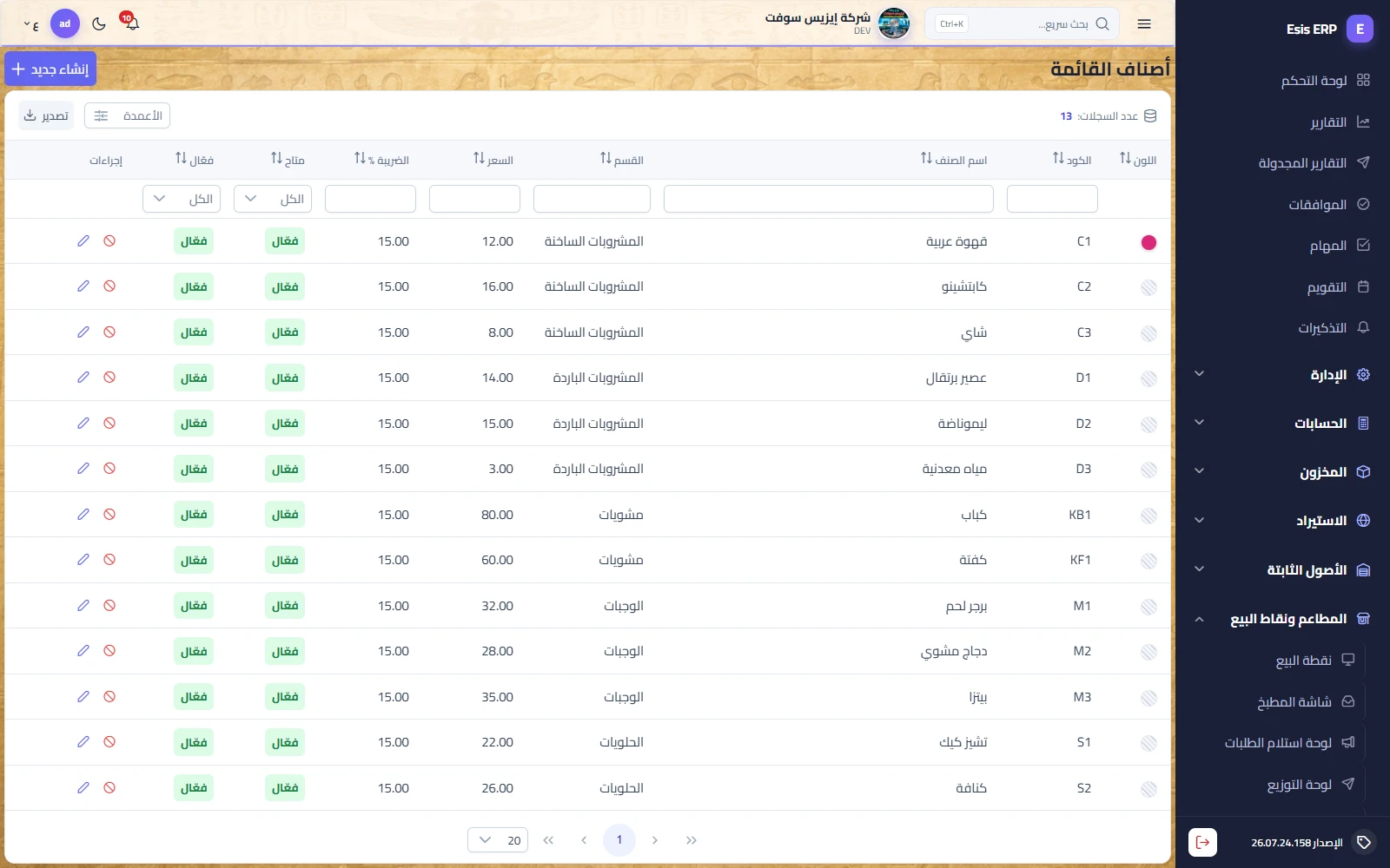 المطاعم ونقاط البيع — 4